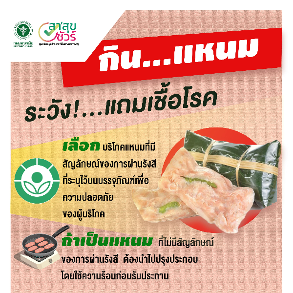 กินแหนมระวังแถมเชื้อโรค